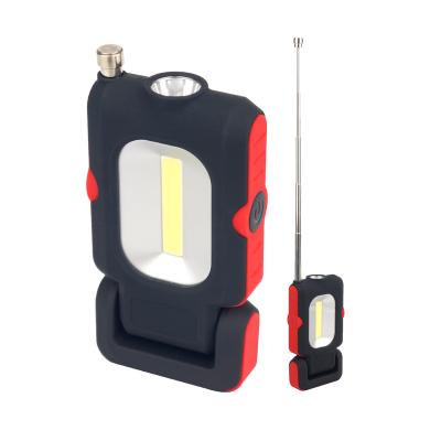 China Amazon Hot Selling Outdoor Rechargeable Work Lights Portable Waterproof Multifunctional COB Led Rechargeable Working Light for sale