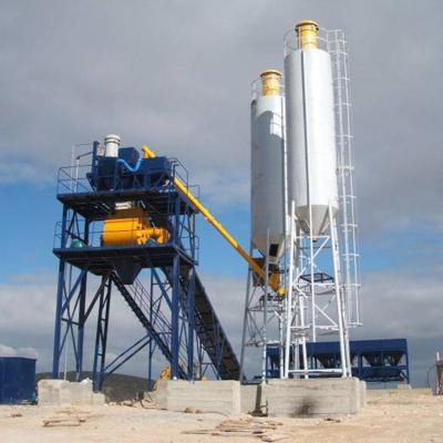 China Construction worksÂ   Construction Equipment Capacity 46 To 55 M3/h Mobile Concrete Batching Plant for sale