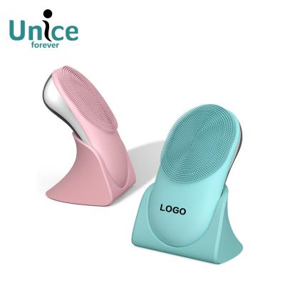 China Household Wholesale High Quality Soft Silicone DEEP CLEANING Electric Facial Cleansing Brush for sale