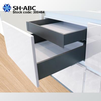 China Modern Shipping & Handling - ABC Drawer 35kgs Interior Soft Closing Box Full Slim Tandem Kitchen Drawer Glides Double Wall for sale