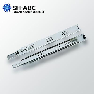 China full extension 3 fold ball bearing slide telescopic rails for sale