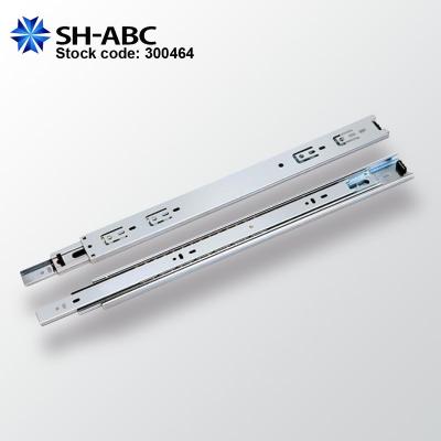 China 3 Fold Full Extension Ball Bearing Slide Telescopic Channel Runner Rail Slide for sale