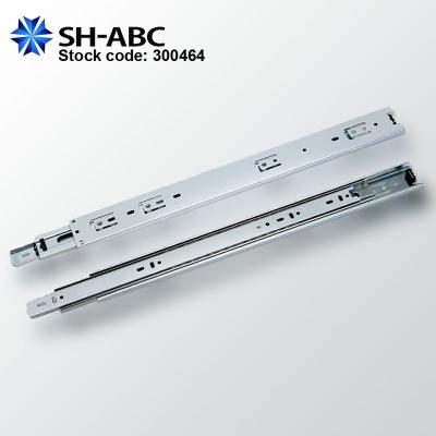 China full 3 fold drawer slide factory furniture hardware ball bearing extension ball bearing slide for sale