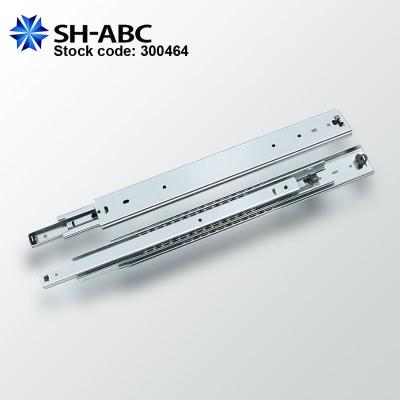 China Heavy Duty 100kgs 220lbs Locking Heavy Duty Full Extension Ball Bearing Drawer Slider Runners for sale