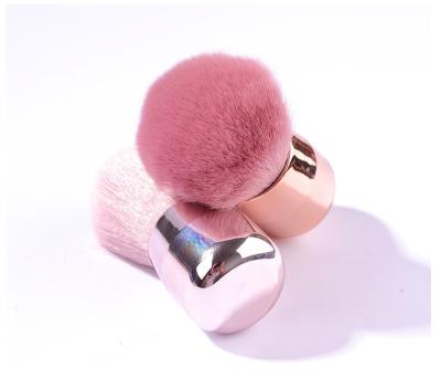 China Angular Blush Mushroom Head Powder Honey Powder Blusher Powder Base Dust Brush Single Loose Beauty Makeup Brush for sale