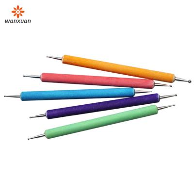 China Double Head Dotting Nail 5pcs Art Dotting Pen, Double Ended Nail Professional Dotting Pen Professional Art Dotting Tool for sale