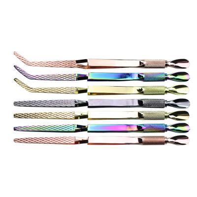 China Could Sale By Set Wholesale Multifunctional Clip Manicure Training Tweezers Nail Tools Extend Crystal Nail Forming Pliers for sale