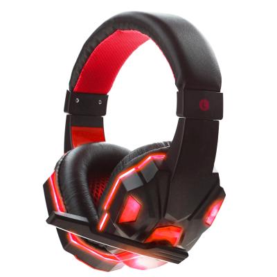 China Headband USB PC Stereo Led Gaming Headset Gaming Cable Earphones with Microphone for ps4, gamer headphones for sale