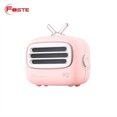 China Cute Mini Radio Retro Style High Sound Quality Wireless Portable Audio Speakers New Arrives High Quality for sale