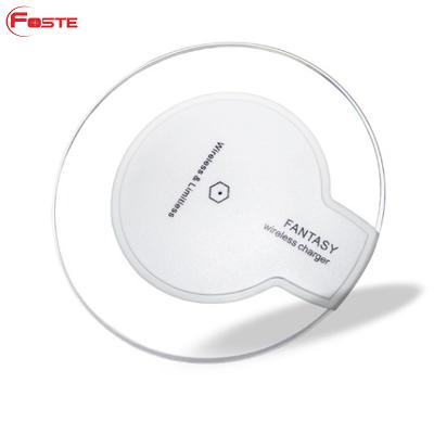 China Mobile Phone Foste K9 Best Selling Mini Round Crystal Fantasy QI Wireless Fast Charging Pad For Android Smart Phone Qi Wireless Charger for sale