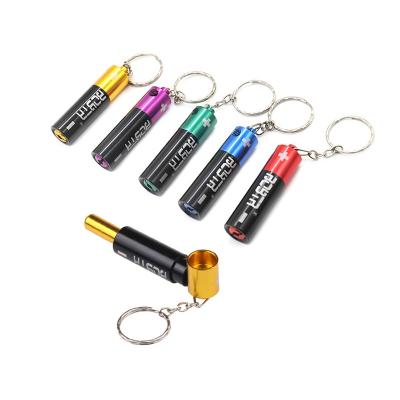 China Hot Spot Battery Minimalist Detachable Portable Main Chain Smoking Pipe With Battery Smoking Tobacco Pipe for sale