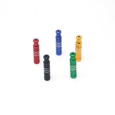 China JR Minimalist Mini Handmade China Smoke Pipe Metal Smoking Herb Tobacco One Hitter Pipes Accessory for sale