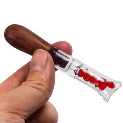 China Minimalist JR Rolling Tips Wooden Tobacco Smoking Holder Tips Filters Glass Smoking Mouthpiece for sale