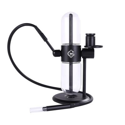 China 2021 Simple 360 ​​Water Smoking Factory Stock Second Generation Gravity Glass Hookah Tube Glass Gravity Shisha Hookah for sale