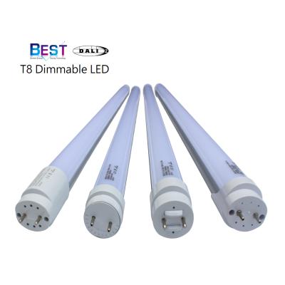 China Desk T8 LED TUBE; Ecodesign LED T8 lighting DALI Dimming system; New ERP 2019/2015; T8 2F/4F/5ft LED ECG Compliant CE ROHS for sale