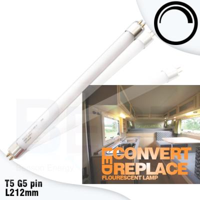 China Desktop Dimmable T5 LED Tube 212mm; LED Retrofit T5 6W Fluorescent Tube for sale