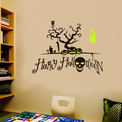 China Wholesale Creative Luminous Home Decoration 3d Wall Stickers Halloween Wall Stickers for sale