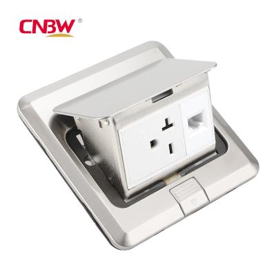 China New high quality residential/multi-purpose boutique floor socket outlet box hot-selling indoor power socket for sale