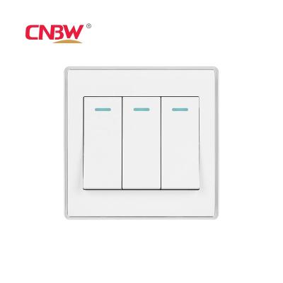 China Practical three-pin version home boutique wall switch lamp switch luxury switch for sale