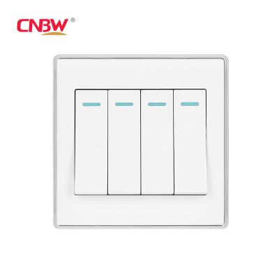 China New Home Wall Switch Household Appliances Luxury Electric Switch PC Panel Factory Direct Sales for sale