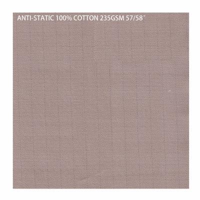 China ORGANIC COTTON TWILL ANTISTATIC WORK WEAR UNIFORM FABRIC WITH READY GOODS for sale