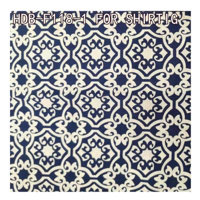 China Organic COTTON POPLIN PRINTING FOR SHIRT FABRICS READY GOODS NO MOQ for sale