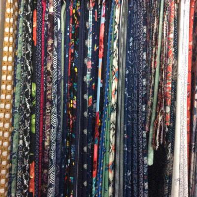 China 100%Rayon / Viscose Printed Fabric Organic 30*68 Woven Crepe Fabric Stock Fabric for sale