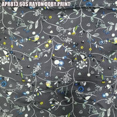 China 100% Organic RAYON 60S DOBBY PRINT WITH READY VOLUME for sale