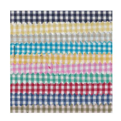 China Organic Ready Bulk Yarn Dyed 100%cotton Plaid Check Gingham Fabric for sale