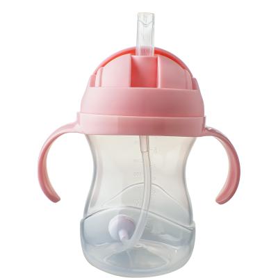 China New Arrival Kids Baby Training Cup BPA Free Food Grade PP 270ml Baby Sippy Cup for sale