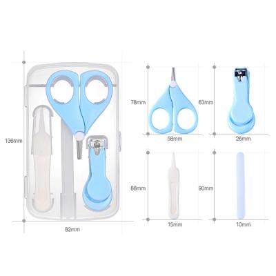 China Protect Baby 4 Pieces Baby Nail Care Set Newborn Baby Nail Clipper Kit Baby Nail Cutter for sale