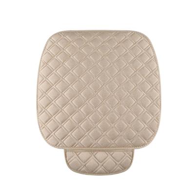 China Ice Car seat cushion three-piece set, linen breathable seat cushion cover, four seasons general interior decoration products for sale