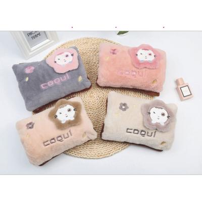 China Safety and high quality rechargeable cute plush electric hot water bag YXHD05 for sale