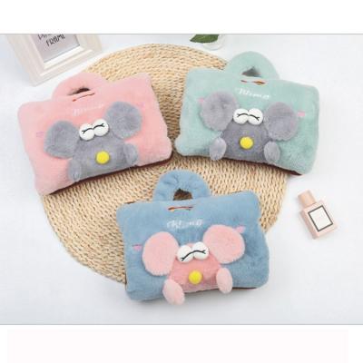 China Cute animal plush electric hot water bag rechargeable electric hot water bag YXHD09 for sale