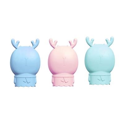 China 2020 Cartoon Hand Warmers Silicone Hot Water Bag Bottles 300M Antler Silicone Hot Water Bottles JH-1913 for sale