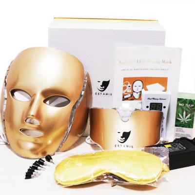 China Skin Tightening Most Popular LED Beauty Face Mask With Led Lights 7 Color Skin Care Facial Mask for sale