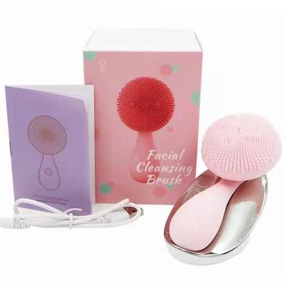 China 2021 New Arrival Face Lift Brush Portable Electric Facial Cleansing Silicone Lash Cleansing Brush Manufacturers for sale