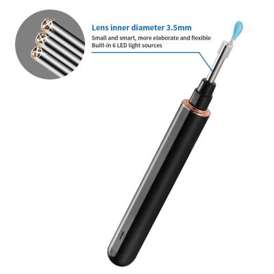 China Clean Handheld Filling Colors Vishal Ear Cleaner USB Ear Otoscope Camera Three Otoscope for sale