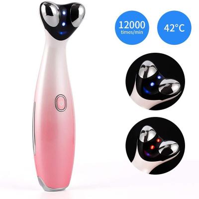 China Dark Face Lift Eye Massager Equipment Anti Wrinkle Circle Blister Removal Eye Messaging Tool With Heat Compression for sale