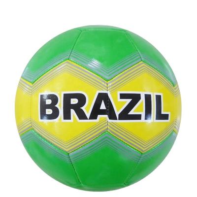 China Soccer traning promotion BSCI audit factory sewn size 1 soccer ball / with brazil flag soccer spain country colors for sale