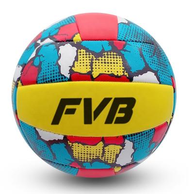 China Official Super Soft Touching School Ball FVB PVC Leather Volleyball Ball Size 5 With Logo for sale