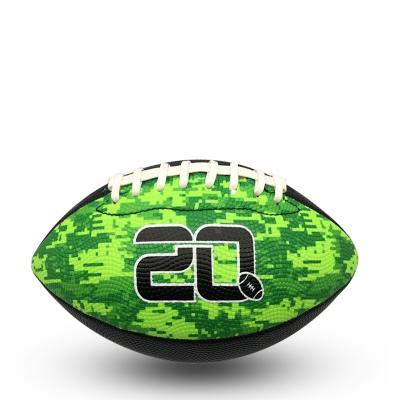 China 2021 Training Machine Quilting PVC American Football Leather Cheap Size 1 3 6 9 Logo Custom for sale