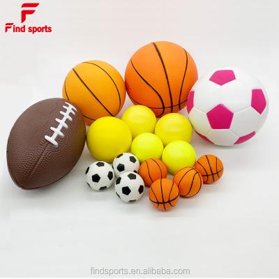 China Soft And Safe Toys Promotional Gift Mini Size 1.5 Inch PU Foam Basketball For Stress Reliever for sale