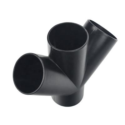 China Water And Gas OEM PE HDPE Anti-knock Seamless Pipe Fittings For Pipeline for sale