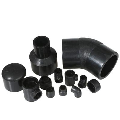 China High-Structural Newcomers Water and Gas Small Scale HDPE Pipe Fittings Butt Fusion Tee PE 100 Sizes for sale