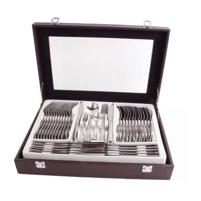 China High Quality Disposable 86PCS 72PCS Stainless Steel Cutlery Set Promotion Gift Set for sale