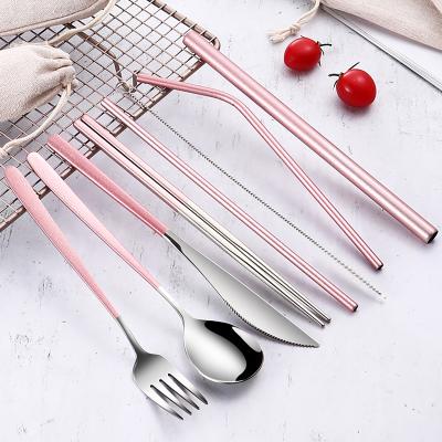 China Disposable Wedding Luxury Gold Plated 8 Pcs Cutlery Set Gold Stainless Steel Cutlery Flatware Set for sale