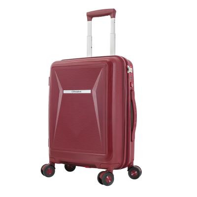 China Good Quality 3 Piece PP Supplier PP Hardside Suitcase Moving Carry-On Luggage for sale