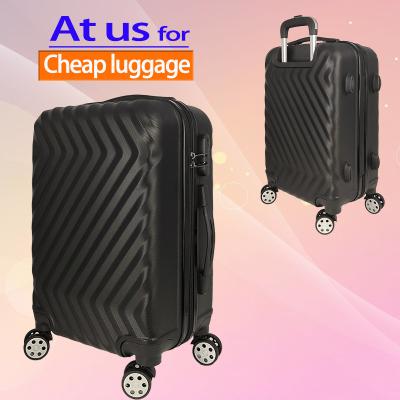 China 2021 Best Seller ABS 3 Piece Low Price Suitcase Set ABS Travel Luggage Bags for sale