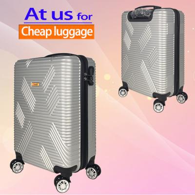 China Good Quality Low Price ABS Trolley Suitcase 3 In 1 Set Luggage Travel Bag for sale